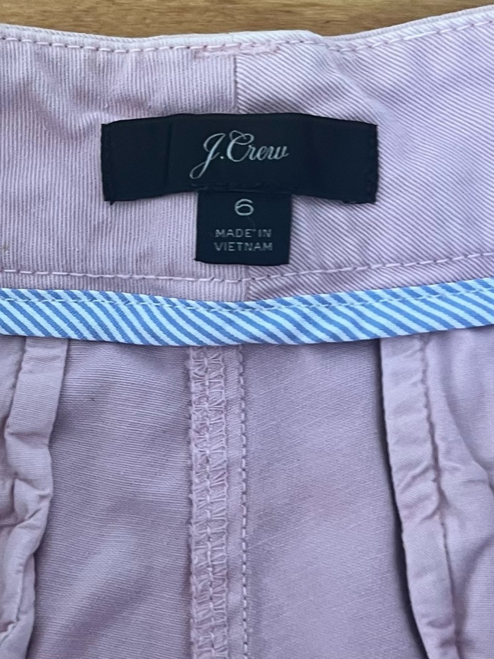 J. Crew Cotton Chino Shorts Trio - Yellow, Orange Light Pink - Picture 10 of 10